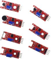 En stock : Kit de démarrage de 45 modules de capteurs (16 types), supérieur au kit de capteurs 37-en-1, avec boîte.