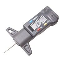 Jauge de profondeur de bande de roulement numérique pour pneus de voiture en acier inoxydable et ABS personnalisée avec écran LCD haute précision pour la détection de l'usure des pneus