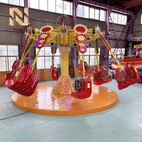 Pièces de manège Nova Rides Rotating Airborne Shot à vendre, manège à jets spirale 16 places SJ-C pour fête foraine à vendre