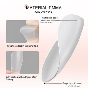 Easywell Custom Luxury Press On <strong>Nails</strong> Wholesale Artificial False Fake-<strong>nails</strong> High Quality French Tip Soft Gel Press On <strong>Nails</strong> - Product Image 3