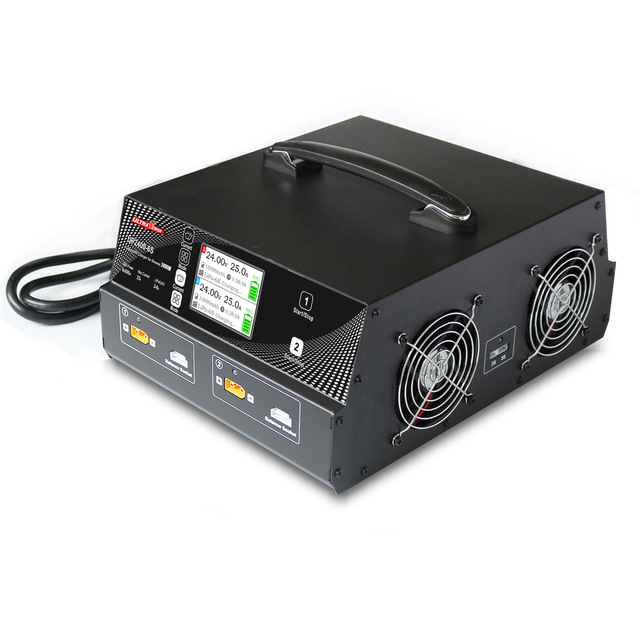 UP2400 6S Four Channel 25A Lipo Battery Charger for Industrial UAV Sprayer Plant Protection Farm Service Rapid Charging Use