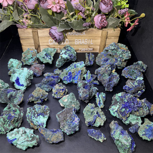 Commercio all'ingrosso naturale minerale minerale campione <span class=keywords><strong>cristallo</strong></span> Cluster di <span class=keywords><strong>cristallo</strong></span> Azurite curativa per la decorazione domestica - Product Image 1