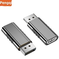 4K Ultra alta definición DP macho a para HDMI hembra adaptador 5M Cable de PVC Conexión de Audio y vídeo para ordenador TV proyector HDTV