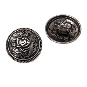 Veste de manteau en laine Double <span class=keywords><strong>Lion</strong></span> de style britannique avec costume de couronne de boutons en métal cousu à la main - Product Image 1