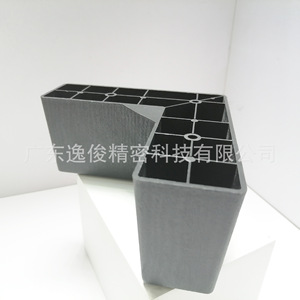 Soporte de Plástico en Forma de L para Estantes, 75 mm, Negro, Tamaño Personalizable para Armario, Fácil Instalación - Product Image 4