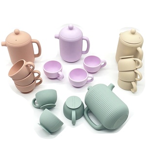 <span class=keywords><strong>Jouets</strong></span> <span class=keywords><strong>de</strong></span> <span class=keywords><strong>cuisine</strong></span> pour bébés non toxiques, ensemble <span class=keywords><strong>de</strong></span> jeu <span class=keywords><strong>de</strong></span> thé en silicone, tasses à café en silicone, <span class=keywords><strong>jouets</strong></span> pour enfants - Product Image 1