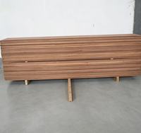 Plancher en bois massif de teck sud-américain Cumaru, revêtement de sol en bois dur pour intérieur et extérieur