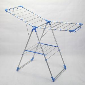 Séchoir à linge pliable en acier inoxydable DBS-6018Y, installation en DIY, double niveau, pour la maison, le salon et la salle de bain - Product Image 2