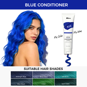 Balsamo Colorante Semi-Permanente Blu, Maschera Colorante <span class=keywords><strong>per</strong></span> Tutti i Tipi di <span class=keywords><strong>Capelli</strong></span>, OEM e ODM - Product Image 2