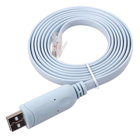Cable FTDI RS232 DB9 a RJ45 Mini DIN a RJ45 cable para Escáner de código de barras
