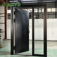 Porte extérieure/intérieure en alliage d'aluminium léger, étanche, anti-effraction, facile à transporter et à installer pour les applications transversales