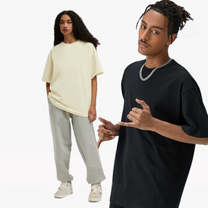 Fabricante de Ropa Urbana MT2627, Camisetas Personalizadas de 310g, Camisetas Extra Grandes Lisas para Hombre y Mujer - Product Image 4