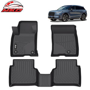 Floor <b>Mats</b> Fits For Lincoln Corsair 2020-2025 TPE Carpet 3D Molded All Weather Waterproof Liner Waterproof - Product Image 1