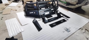 Maictop กันชนเหล็กกันชนหน้าสำหรับรถยนต์, อุปกรณ์เสริมรถคุณภาพสูงสีดำสำหรับรถยนต์ Toyota HILUX <span class=keywords><strong>vigo</strong></span> <span class=keywords><strong>05</strong></span> - Product Image 6