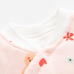 Mono Kimono acolchado de algodón para Otoño e Invierno para bebé recién nacido, cálido, grueso y bonito, 100% de algodón de dibujos animados - Product Image 3