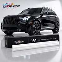 Film de protection de peinture (PPF) BEIKARR auto-réparateur anti-rayures en TPU mat finition satinée pour application sur panneaux de carrosserie automobile