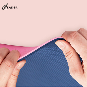 Tapetes de <span class=keywords><strong>Yoga</strong></span> TPE Antideslizantes Ecológicos con Logotipo Personalizado, Producto Duradero y Sostenible - Product Image 4