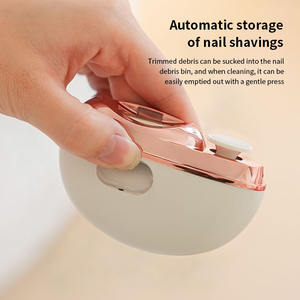 เครื่องเจียรเล็บไฟฟ้า X20 แบบพกพา ชาร์จไฟได้ สำหรับใช้ในบ้าน ตะไบเล็บอเนกประสงค์ พร้อมชาร์จผ่าน USB สีขาว เทา ชมพู ส้ม - Product Image 3