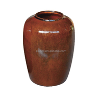 Pot Bunga Keramik Modern, Pot Bunga Elegan untuk Dekorasi Meja Samping di Rumah