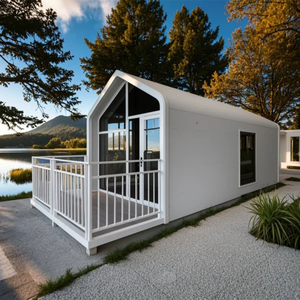Casa Prefabricada Móvil de Lujo de 20 pies Expandible, 3 Dormitorios, Baño, Casa Prefabricada Modular para Uso en Oficinas y Hoteles - Product Image 1