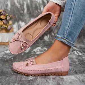 Women Bow Knot Ballet Flat <b>Shoes</b>,Casual Loafers <b>Shoes</b> for Ladies,Slip-On Moccasins for Daily Walking & Office - Product Image 5