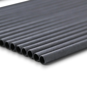 Pajitas de Papel Verticales de 20 cm, Ø0.5 cm, Negras, Ligeras y Desechables para Cafeterías - Product Image 5