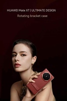 Étui de protection antichoc, étanche, anti-sable et anti-poussière en fibre d'aramide véritable, design de luxe, pour Mate X6 Wireless, modèle 2024