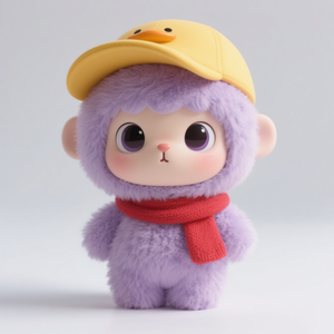 Tùy chỉnh nhà sản xuất sang trọng khỉ thời trang Quà Tặng Mặt dây chuyền đồ chơi Vinyl PVC hộp mù - Product Image 1