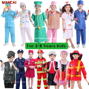 직업 일 코스프레 의상 할로윈 소방관 의상 역할 놀이 원피스 복장 어린이 소방관 샘 경찰 우주 비행사 의상 - Product Image 5