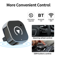Adaptador Inalámbrico para CarPlay, Dongle Inalámbrico para Coches Convierte CarPlay con Cable a Inalámbrico para Todos los Coches con CarPlay de Fábrica