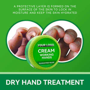 Crème pour les mains hydratante, nourrissante, sans parfum, aux ingrédients naturels et aux bienfaits anti-fissures, marque privée - Product Image 1