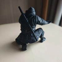 Porte-stylo créatif en forme de samouraï, style anime japonais ninja, organiseur de bureau en plastique, papeterie de bureau