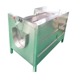 Lave-légumes en acier inoxydable Yuhesheng SUS 304, fonctionnement facile, grande capacité, nettoyeur à tambour rotatif en acier inoxydable - Product Image 4