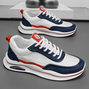 Mocassins pour hommes LYKU à lacets, confortables, en maille respirante, pour le printemps, l'été et l'automne - Ventes chaudes - Product Image 1