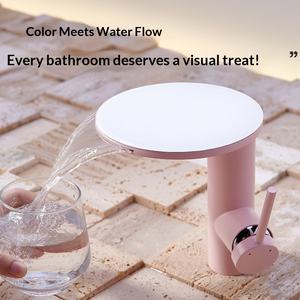 Grifo de Lujo <span class=keywords><strong>para</strong></span> Baño de Hotel, Diseño Elegante, Agua Fría y Caliente, Efecto Cascada, Gran Capacidad de Almacenamiento en la Encimera, Grifo <span class=keywords><strong>para</strong></span> Lavabo - Product Image 3