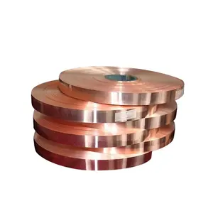 Manufacturer Copper Coil 0.1mm Copper Foil For Battery And Transformer Copper Strip Coil Manufacturer