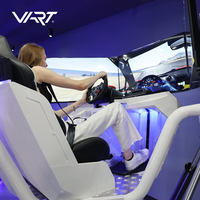 Simulador de Realidad Virtual 9D VR SIMUL, Cabina de Realidad Virtual, Simulador de Auto de Arcade, Máquina de Juegos de Carreras