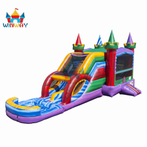 Videur gonflable durable en PVC pour le plaisir extérieur/intérieur, parfait pour les événements d'arrière-cour, les parcs aquatiques et les centres de jeu - Product Image 1