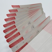 Pare-brise en carton avec impression thermique, personnalisé, OEM, vente d'usine, en papier, thermique, billets d'avion vierges