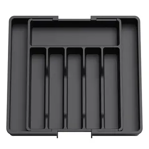 Multipurpose Silverware Organizer - Expandable Kitchen Drawer Organizer, Adjustable Utensil Organizer for Forks, Knives