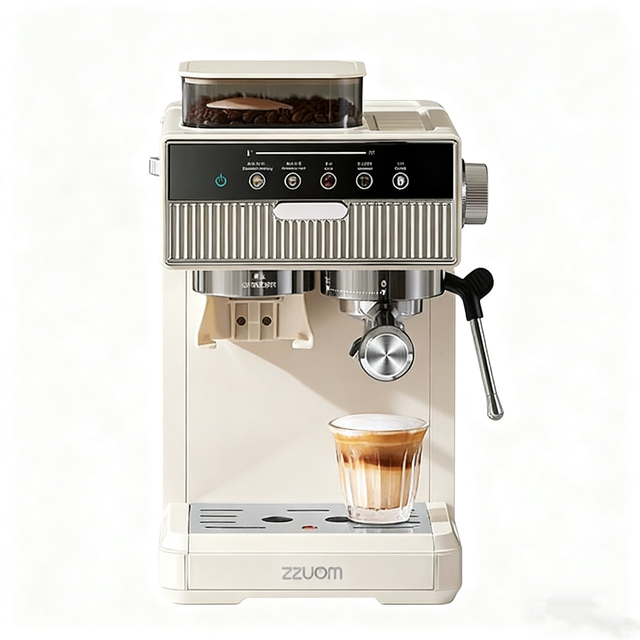 3in1 Automatic Espresso Coffee Machine, 20Bar  1350W with Built-in Grinder and Steam Wand, 1.8L Compact Home Barista System