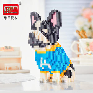 Nouveautés : Blocs de Construction Miniatures Husky Corgi <span class=keywords><strong>Linkgo</strong></span>, Puzzle en Plastique, Modèle 3D, Jouets Animaux Chiens pour Enfants, Cadeau - Product Image 5