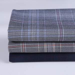Pengiriman cepat benang dicelup Harga bagus TR setelan Greige buku warna kain tartan kain kotak-kotak - Product Image 2
