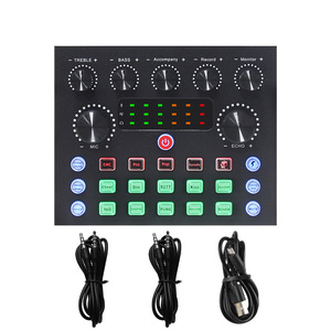 Vason V8S Professional <b>Condenser</b> <b>Microphone</b> Sound Card Metal Construction Multiple Electronic Sounds for Recording Live - Product Image 6