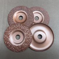 Disque abrasif en carbure de tungstène haute dureté K23/100mm brasé sous vide OEM/OBM pour le ponçage du bois et la réparation des pneus en caoutchouc