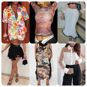 Liquidación de moda Ropa usada Venta al por mayor Vestidos casuales de mujer Embalaje mixto Envío aleatorio Inventario - Product Image 1