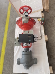 Van Điều Khiển Khí Nén OEM DN25 1Inch AC220V WCB Van Điều Chỉnh Màng Khí Nén Đầu Bích DN25 - Product Image 5