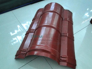 FX Ridge cap thép nhỏ máng xối Ống cuộn tạo thành máy để sản xuất vật liệu xây dựng mái ngói lợi nhuận cao! - Product Image 6