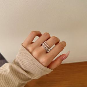 Dylam Personalized <b>Statement</b> Jewelry 925 Sterling <b>Silver</b> Multiple Layer Eternity Band 5A Cubic Zirconia Twisted Dress up <b>Rings</b> - Product Image 6