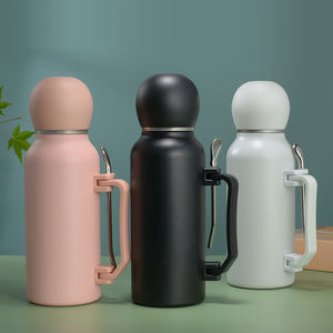 1200ml Nouveau Thermos À Café En Acier Inoxydable Moderne Mate <span class=keywords><strong>Gourde</strong></span> Yerba Mate Ensemble Flacon Bouteille Football Thermos avec Bombilla - Product Image 2